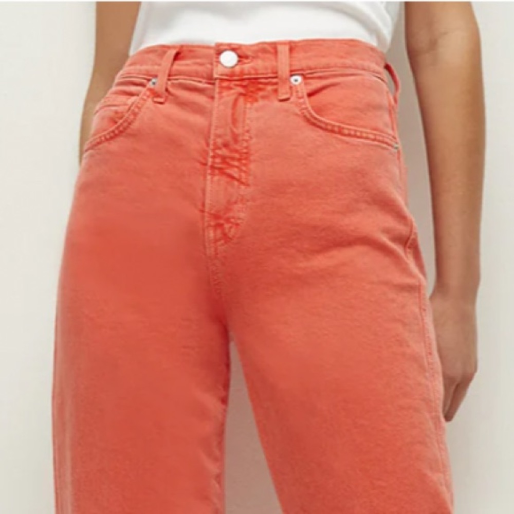 HOST PIC VERONICA BEARD DYLAN HIGH RISE STRAIGHT LEG SILHOUETTE JEANS SIZE 28 - Picture 3 of 7